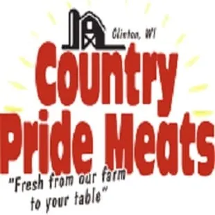 the logo for the country pride meats