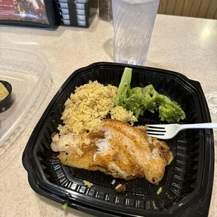 Blackened fish