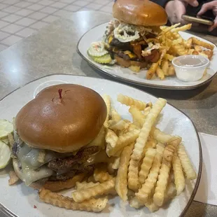 House steak and southern bbq burgers
