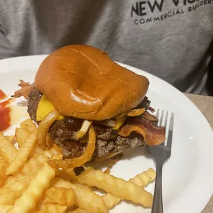 Double Steak Cheese Burger