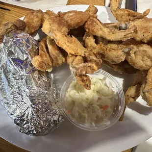 Frog leg dinner