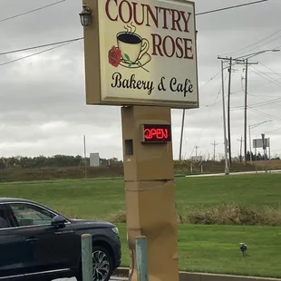Restaurant sign