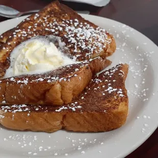 French Toast included with combo breakfast.