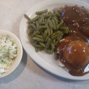 Country steak dinner