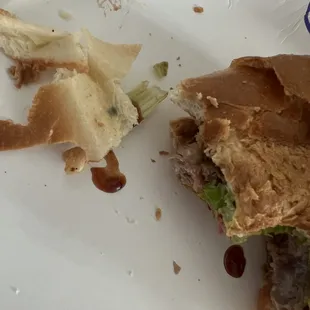 Mold found on the Steak Sandwich Lunch