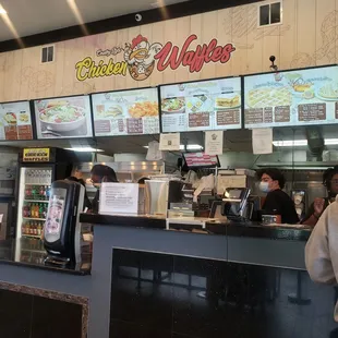 Inside of the restuarant