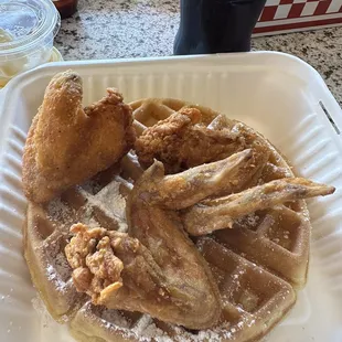 3 piece with one waffle