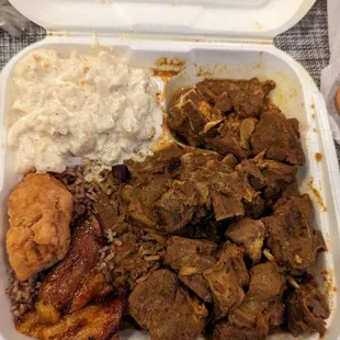 Curry goat, large