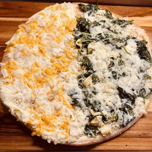 1/2 Vegan Pierogi 1/2 Vegan Spinach Artichoke