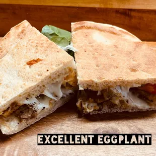 Excellent Eggplant Round Up Sandwich