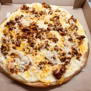 Vegan Sloppy Daniel Pizza