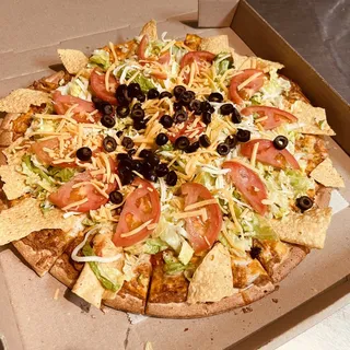 Nacho Taco "Vegetarian Style" Pizza