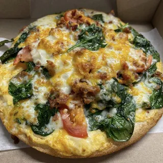 Spinach Devonshire Pizza