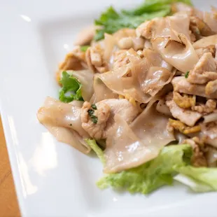 a plate of food on a table