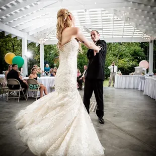 Mr. and Mrs. first dance