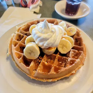 food, waffles