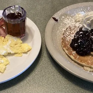 Boysenberry pancake special
