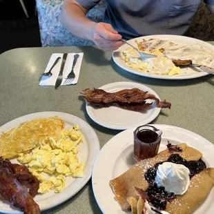 Swedish Fruit Roll-up &amp; Chicken Fried Steak Platter