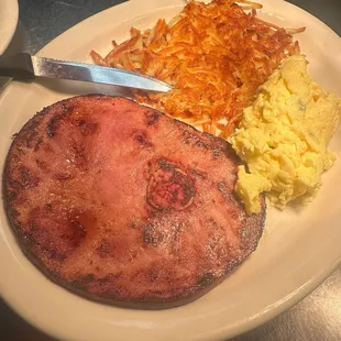 bone in Ham plate