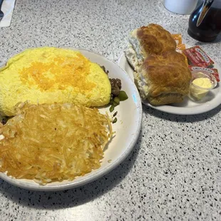 Steak Fajita omelette Hop In Special