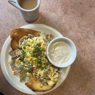 The Hangover - breakfast menu