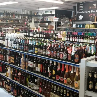 Absolutely killer selection of craft beers and plenty of good wines too.