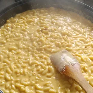 Homemade and delicious Mac and cheese. You won&apos;t be disappointed, unless you are gluten or dairy intolerant...