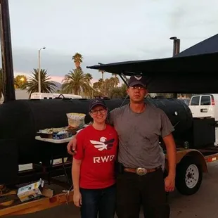 Pitmaster Rob and co-owner and his wife, Michelle