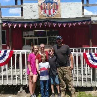 The whole family on opening weekend.