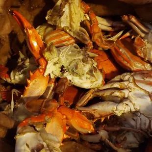 Empty brand new opened crabs.