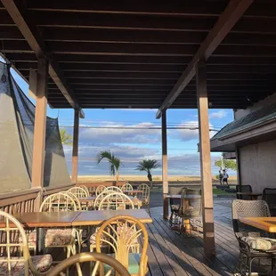 outside