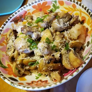 Garlic Shrimp & Mushrooms