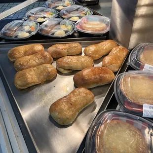 a variety of breads and pastries