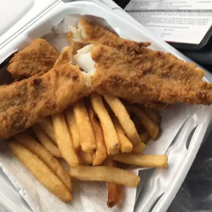Fish (sorry it broke in half)