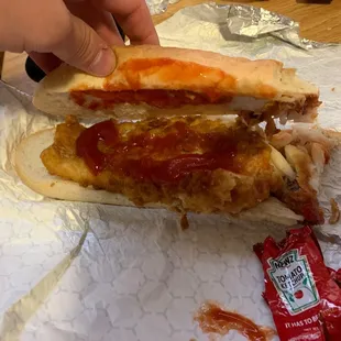 Fish sandwich