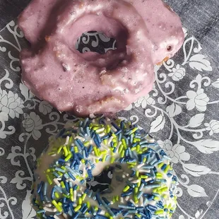 Seahawks Sprinkle and Blueberry Glaze Old Fashioned.