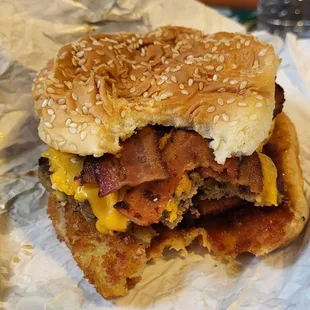 Western cheeseburger