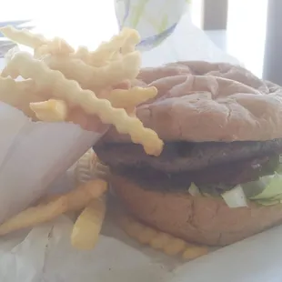 1/4 lb Burger...delicious.