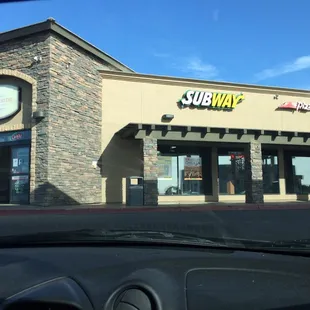 the front of the store