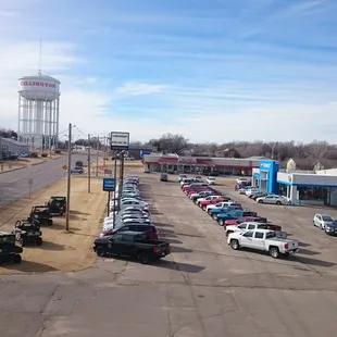 Bird's Eye view of Countryside Motors