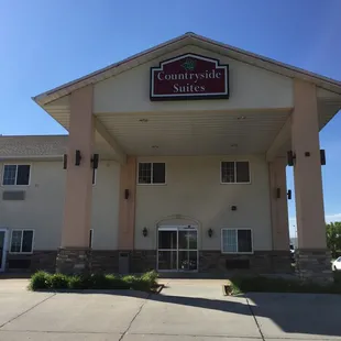 Front of the hotel.