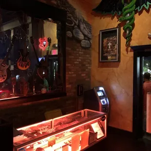 Front merchandize case.