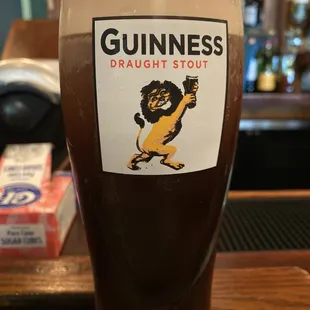 Guinness with black currant, aka black Guinness