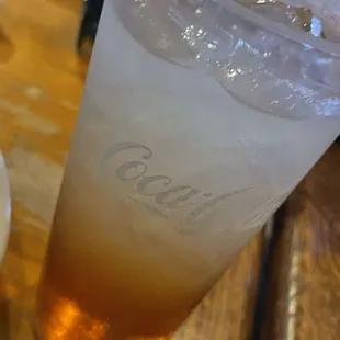Sweet tea and lemonade