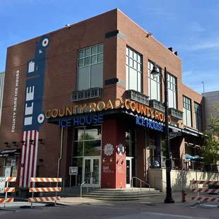 Picture of the restaurant, taken from across the street. Note the acknowledgment of Joe's KC BBQ.