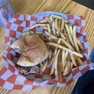 Two Meat BBQ Sandwich