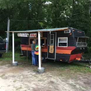 The little camper of awesome BBQ