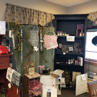 a room full of items