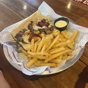 Steak sandwich on special