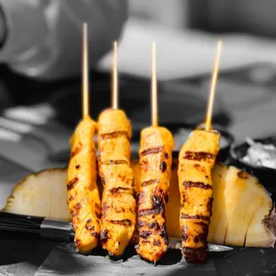 Chicken skewers @whaevaeats